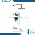 Brass concealed shower mixers faucets for bathroom